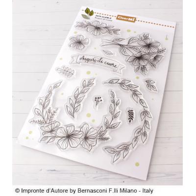 Impronte d’Autore Auguri di cuore Clear Stamps - Herzliche Glückwünsche